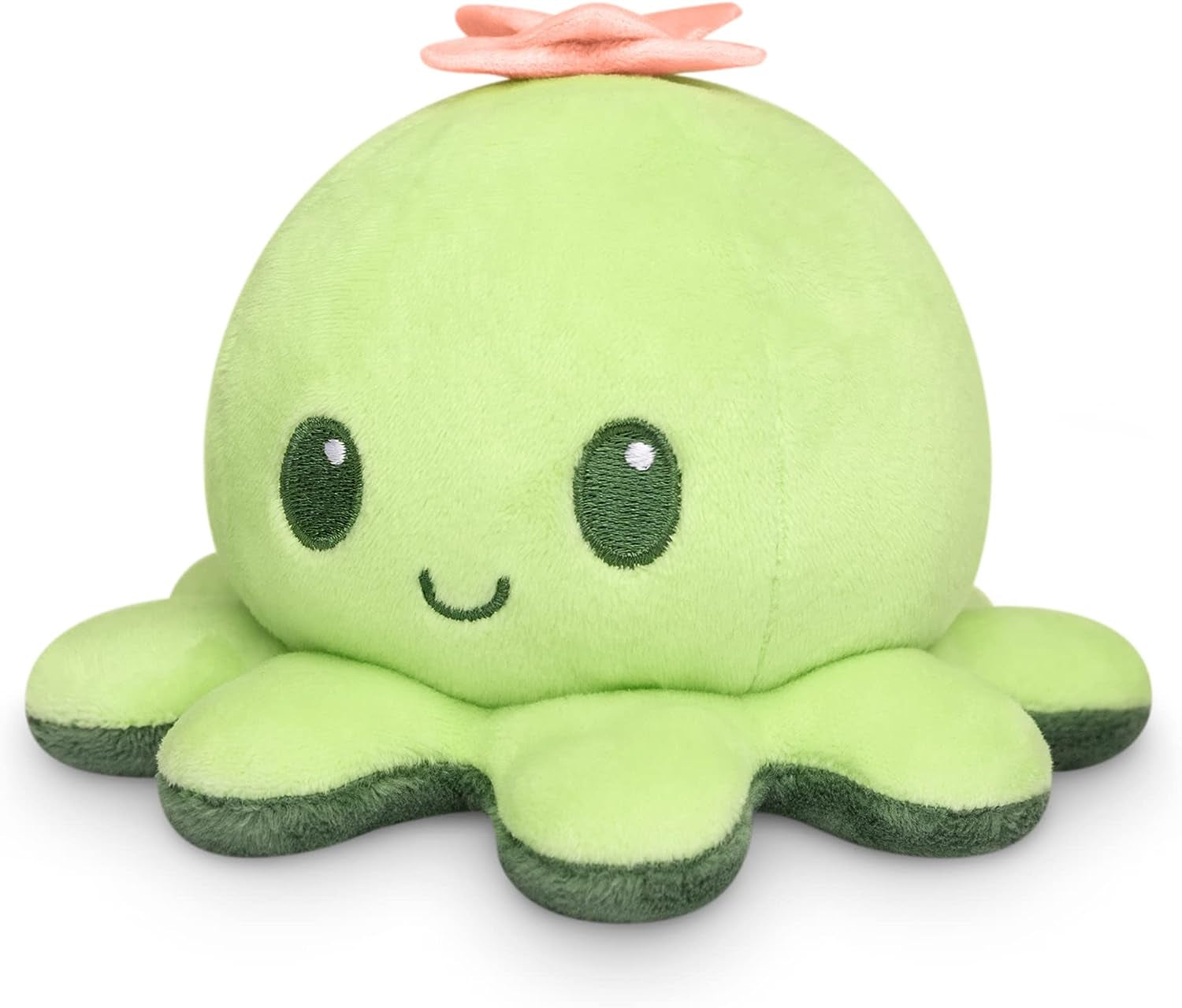 - the Original Reversible Octopus Plushie - Cactus + Succulent - Cute Sensory Fidget Stuffed Animals That Show Your Mood 4X4X3