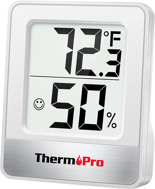 TP49 Digital Hygrometer Indoor Thermometer Humidity Meter Room Thermometer with Temperature and Humidity Monitor Mini Hygrometer Thermometer