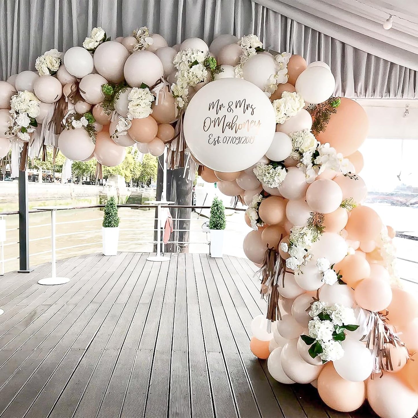 129Pcs Pastel Orange Balloons Different Sizes 18 12 10 5 Inch Latex Balloon Garland Arch for Party Decoration Birthday Gender Reveal Wedding Anniversary Baby Shower Party Supplies