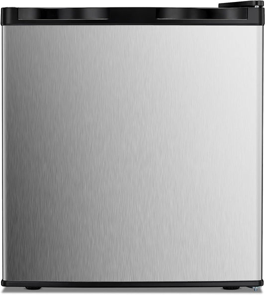 1.1 Cu.Ft Compact Upright Freezer with Reversible Single Door,Removable Shelves Free Standing Mini Freezer with Adjustable Thermostat for Home/Kitchen/Office