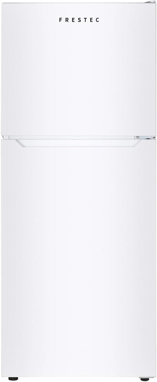 14.6 CU' Refrigerator with Freezer, Apartment Size Refrigerator Top Freezer, 2 Door Fridge with Adjustable Thermostat Control, Freestanding, Door Swing, White (FR 1462 WH)