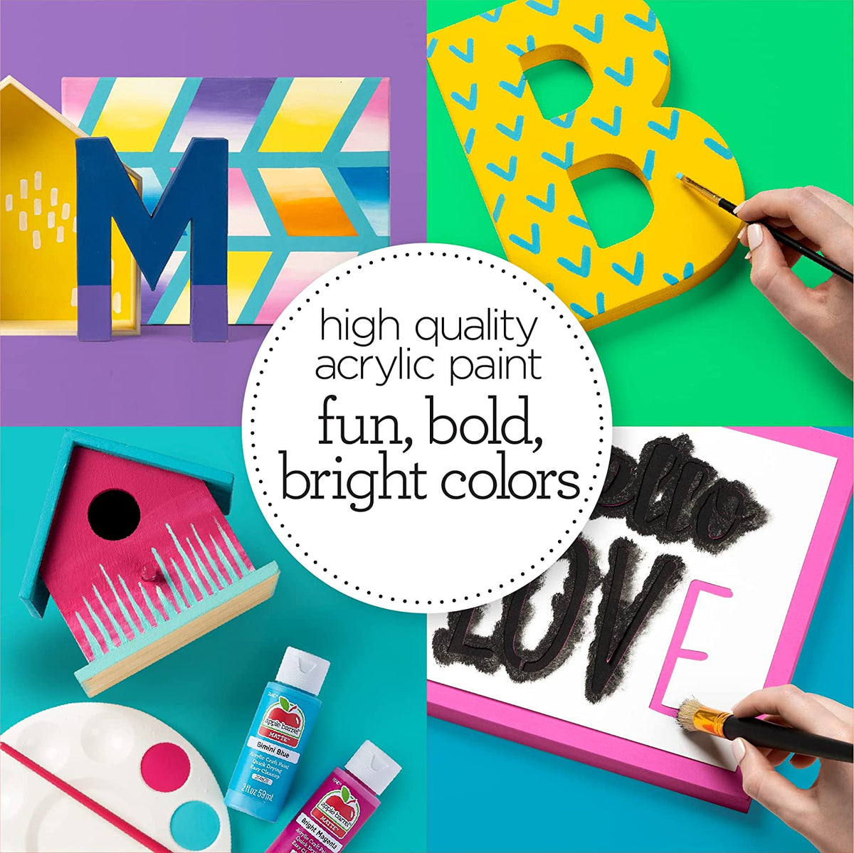 Acrylic Paint in Assorted Colors