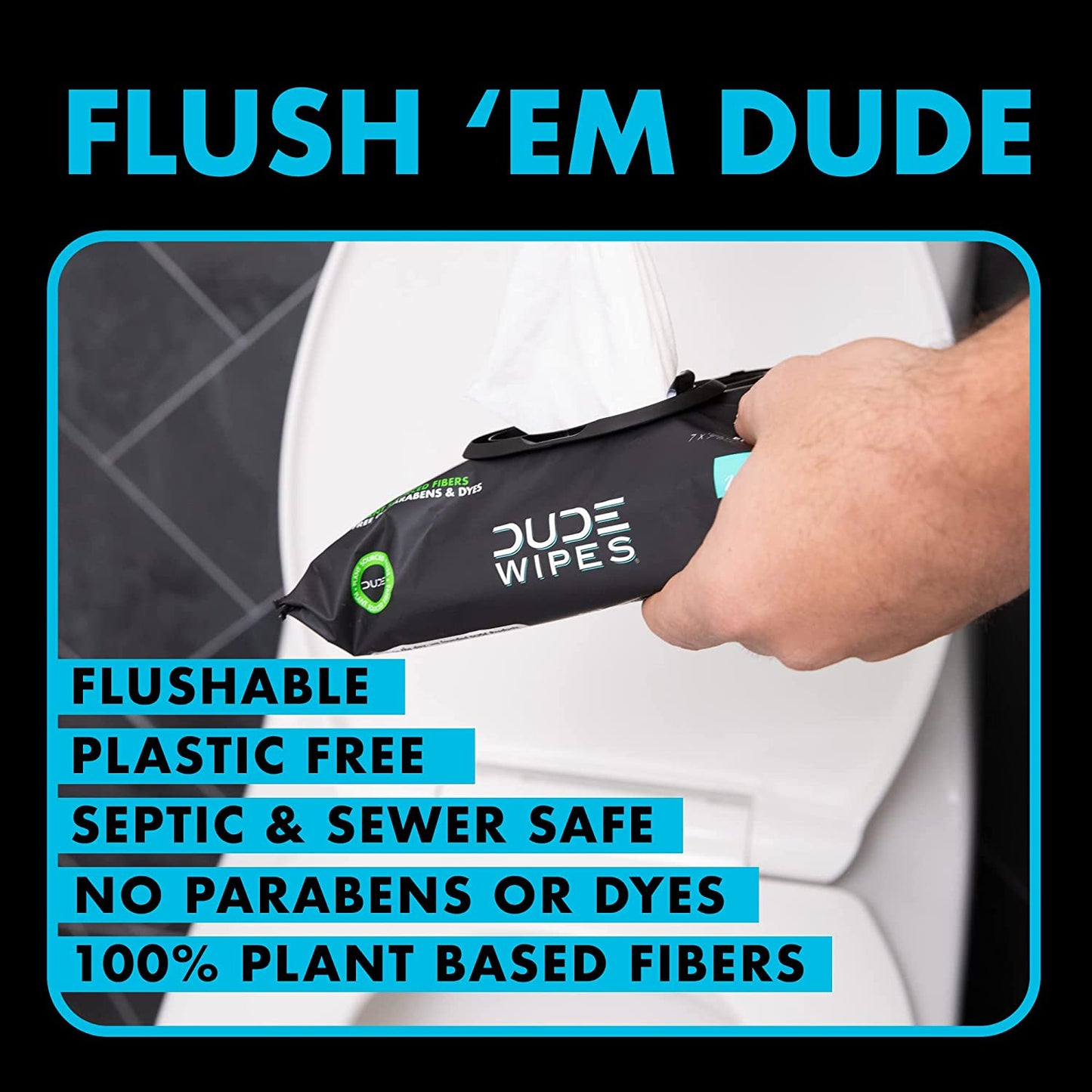Wipes - Flushable Wipes - 8 Pack, 336 Wipes - Unscented Extra-Large Adult Wet Wipes - Vitamin-E & Aloe for At-Home Use - Septic and Sewer Safe