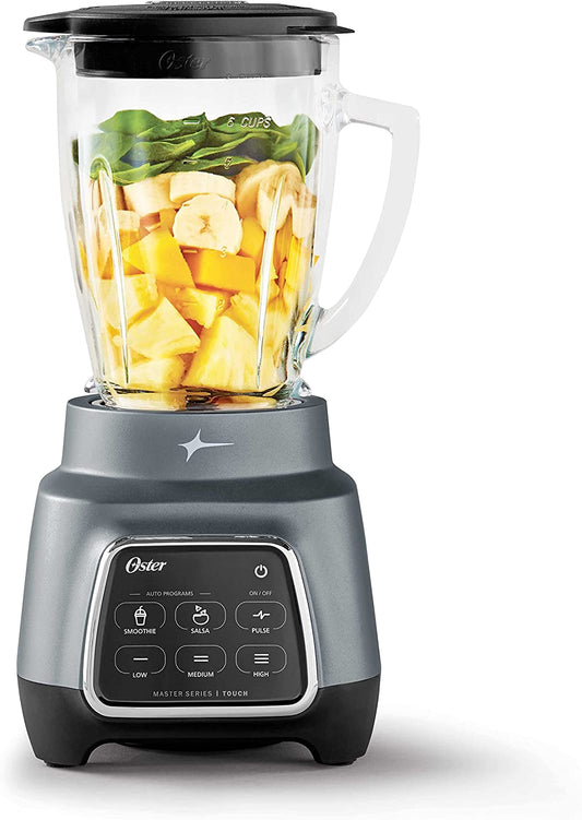 Touchscreen Blender, 6-Speed, 6-Cup, Auto-Program -For Smoothie, Salsa, 800W, Multi-Function Blender, 2143023 Silver