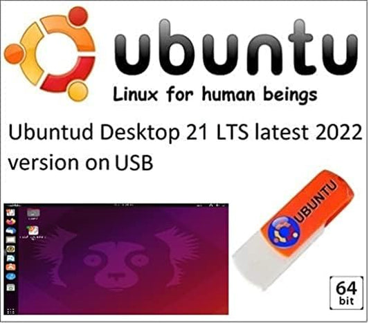 Ubuntu Linux 20.04 Latest Version 2020 on 16GB USB