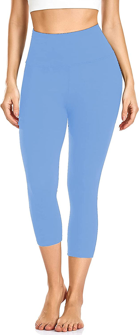 Soft Leggings for Women - High Waisted Tummy Control No See through Workout Yoga Pants