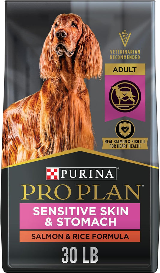 Sensitive Skin and Stomach Dog Food Salmon and Rice Formula - 30 Lb. Bag