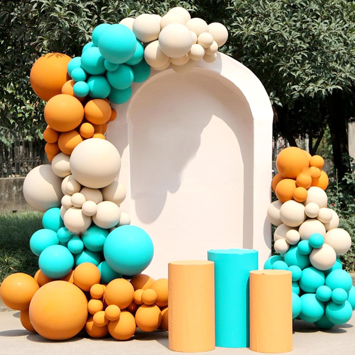 129Pcs Teal Blue Balloons Different Sizes 18 12 10 5 Inch Latex Turquoise Teal Balloon Garland Arch for Party Decoration Birthday Wedding Engagements Anniversary Baby Shower Party Supplies