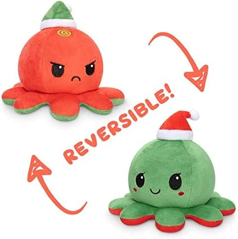 - the Original Reversible Octopus Plushie - Naughty + Nice - Cute Sensory Fidget Stuffed Animals That Show Your Mood