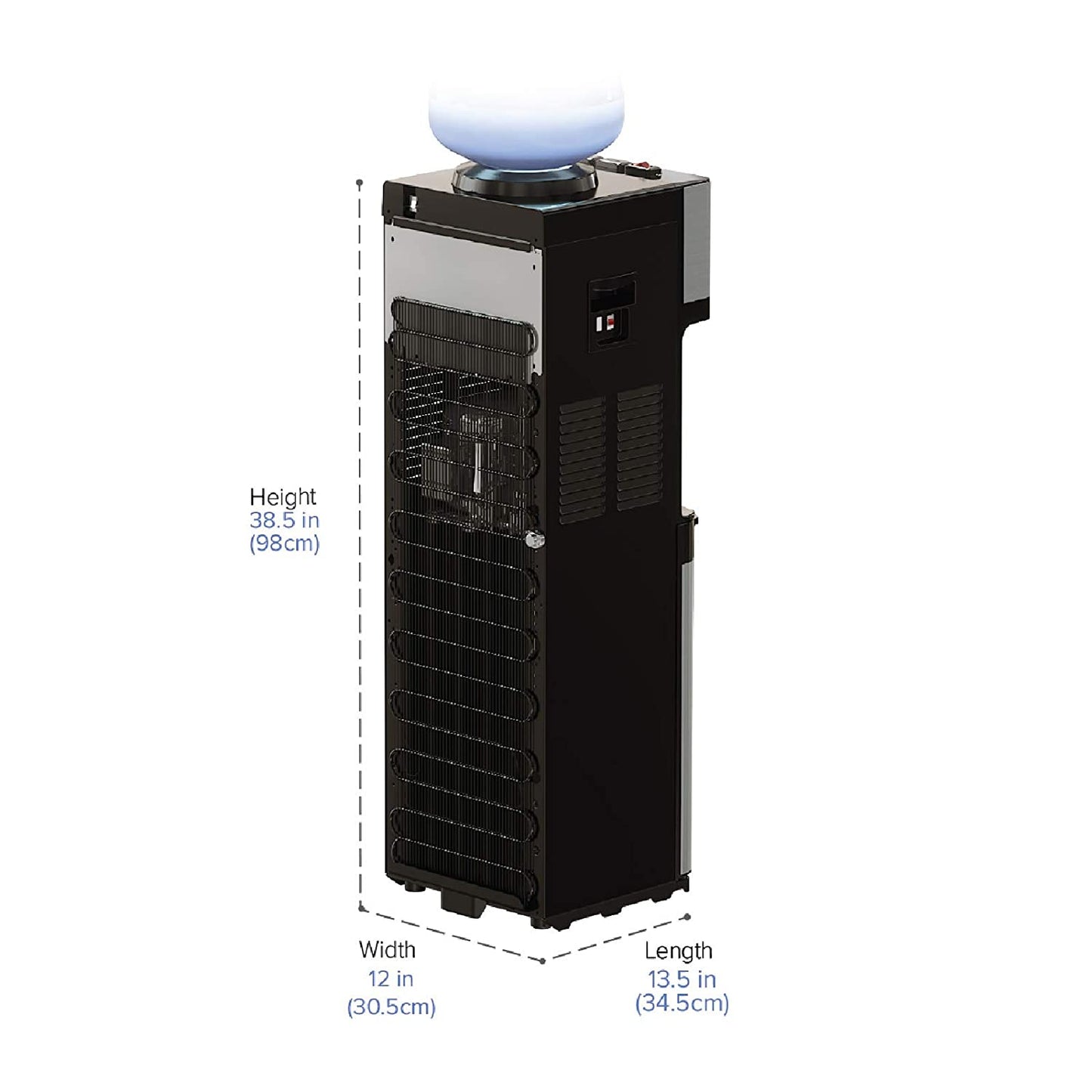 -Cltl520 Limited Edition Top Loading Water Cooler Dispenser - Hot & Cold Water, Child Safety Lock, Holds 3 or 5 Gallon Bottles - Ul/Energy Star Approved