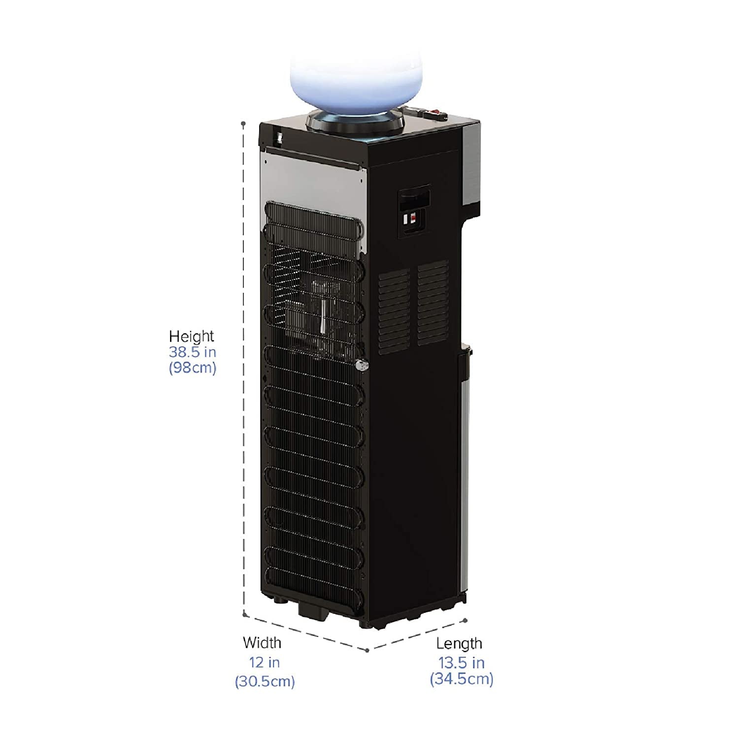 -Cltl520 Limited Edition Top Loading Water Cooler Dispenser - Hot & Cold Water, Child Safety Lock, Holds 3 or 5 Gallon Bottles - Ul/Energy Star Approved