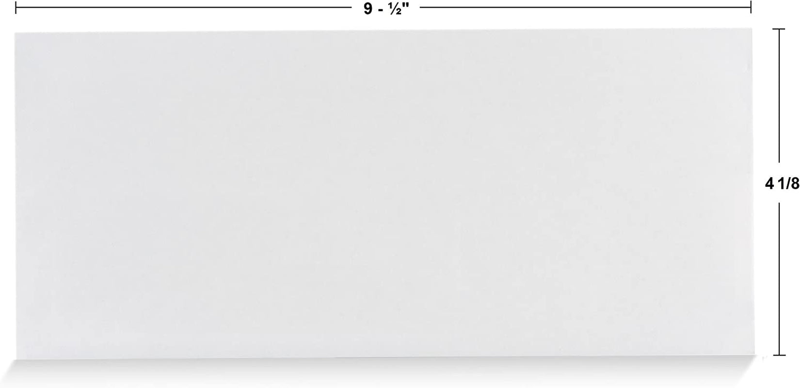 20#10 Security Tinted Self-Seal Envelopes - No Window, Enveguard, Size 4-1/8 X 9-1/2 Inches - White - 24 LB - 20 Count (34120)